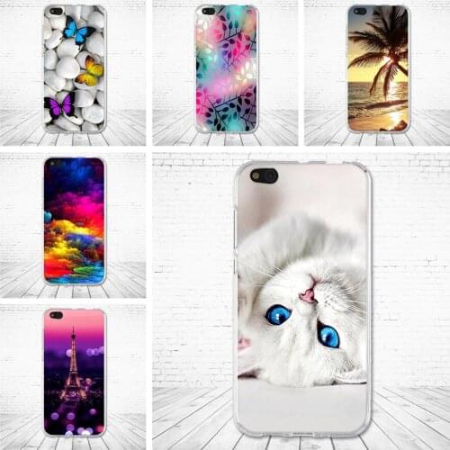 For Xiaomi mi 5c TPU Case Soft Mobile Phone Case Mi 5C Silicon Back Cover for Xiaomi Mi5c Funda Coque Pattern for Xiaomi 5C Case