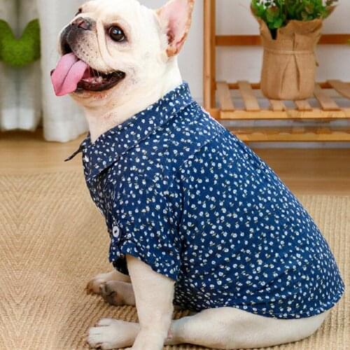 French Bulldog Clothes Summer Poodle Schnauzer Pug Dog Shirt Dropshipping Pet Products Dog Costumes Frenchies Dog Clothing