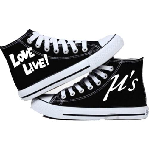 Unisex Anime Cos LOVELIVE Preppy School Student Casual Love live Canvas Shoes plimsolls