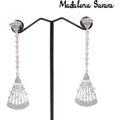 MADALENA SARARA 2021 Fashion Spring Irregular Personality Dangle Women Copper Earrings MD-0900312