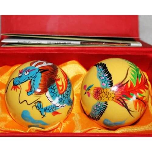 HealthBall Baoding Fitness ball, Birthday Gift ,Chinese Health Exercise Balls,Hand Ball,one Pair