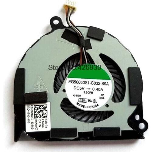 Laptop CPU Cooling Fan For DELL For Latitude E7450 P40G EG50050S1-C032-S9A DC28000F5SL 0HMWC7 HMWC7 DC5V 0.4A new