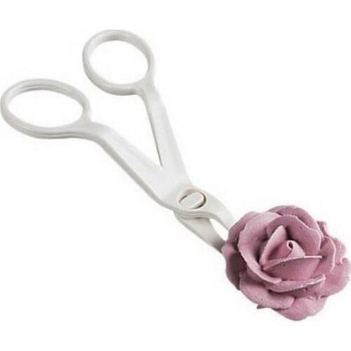 Plastic Cake Scissor Fondant Decor Flower Lifter Cake Edge Decorating Tool Fondant Decor Flowers Tools