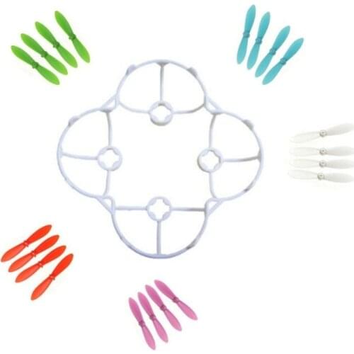 21PCS as showing For CX-10 CX-10A CX-10C CX-10W CX10 CX10A CX10C CX10W Propeller Prop Props Guard Spare Parts Rc Mini Quadcopter