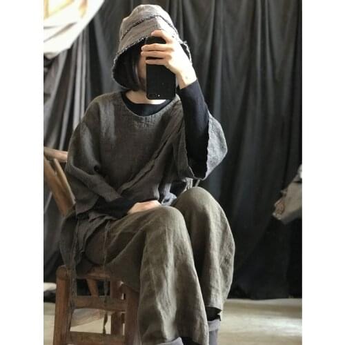 Women Spring Summer Cotton Linen Bucket Hats Ladies Sunscreen Hats Female Vintage Patchwork Hats 2021