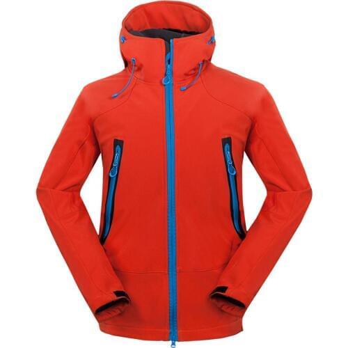 Waterproof SoftShell Hiking Jacket Men Windbreaker Breathable Rain Coat Outdoor Trekking Fishing Camping Fleece Warm Jackets