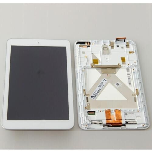 Lcd screen display and touch screen digitizer assembly with frame For Asus Notepad 8 ME180 ME180A K00L