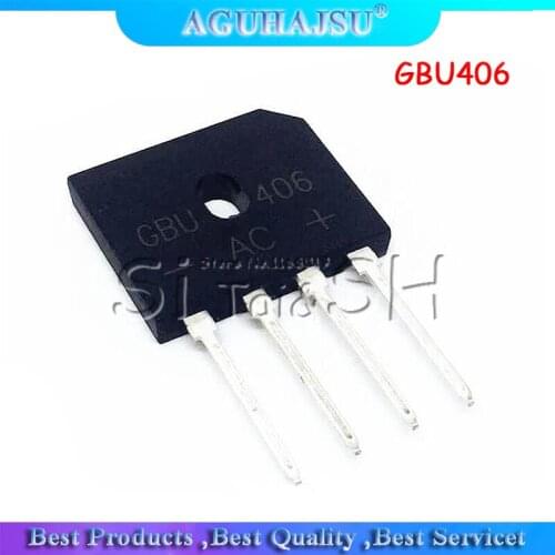 10PCS GBU406 600V 4A neue und original IC