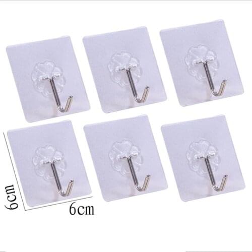 10pcs Stainless steel Wall Strong Suction Cup Hook Hangers Vacuum Sucker Robe Hats Bag Key Wall Hanger 6cm*6cm