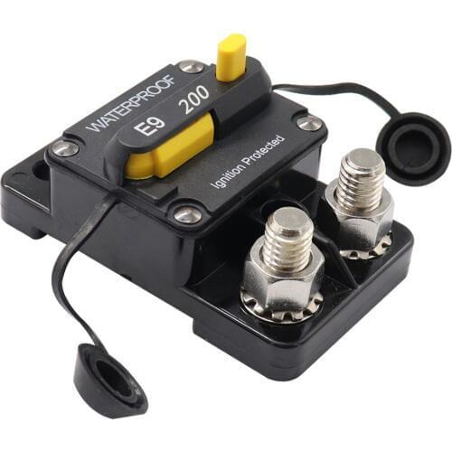 200A Auto Boat Waterproof Switchable Electrical Manual Reset Circuit Breaker