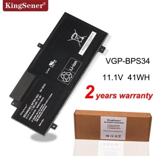 KingSener VGP-BPS34 Battery For SONY Vaio Fit 15 SVF15A SVF14A Series SVF15A1ACXB SVF15A1AC XS SVF14A SVF14AC1QU