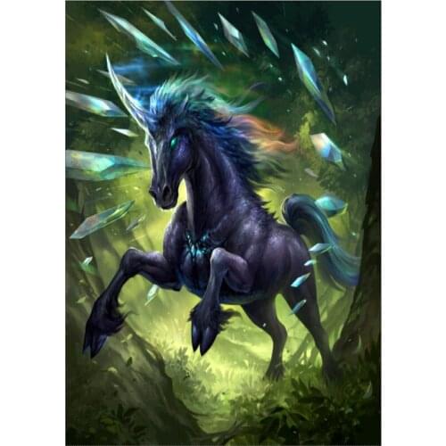 5D DIY Diamond Painting Animals Full Square/Round Drill Diamond Embroidery Horse Cross Stitch Mosaic Decoration Home 30X30CM