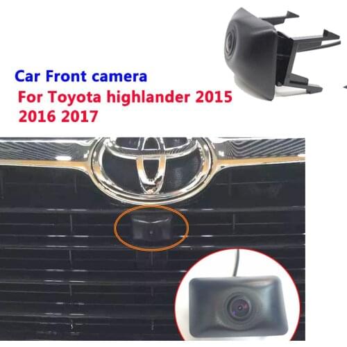 Car Special Front HD Camera For Toyota Highlander 2015 2016 2017 high quality Waterproof Night vision CCD