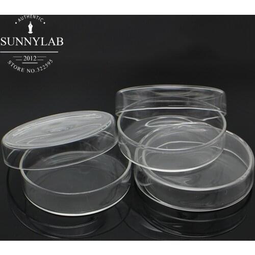 Free shipping 1pcs/lot Glass culture dish, petri dish, culture plate 60mm/75mm/90mm/100mm/120mm/150mm (3.3 high borosilicate)