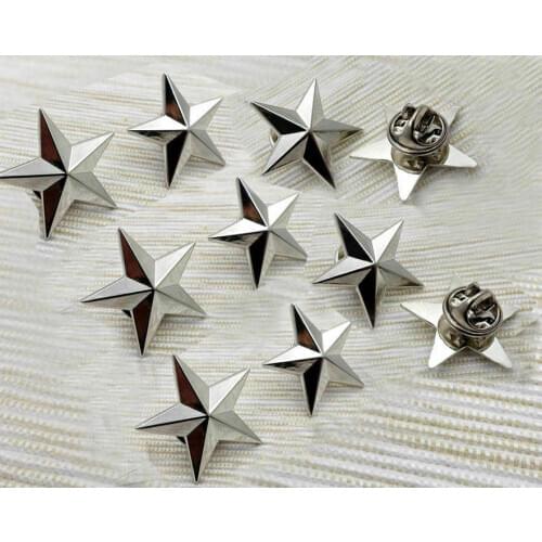 US Army One Star Brigadier General Rank Uniform Shirt Badge Pin Brooch 10pcs/Lot armyshop2008