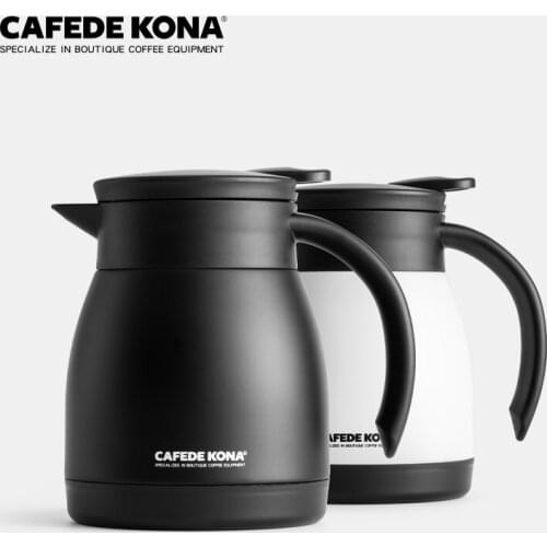 CAFEDEKONA coffee thermos kettle 500ml thermo jug Household water jug thermal flask with stainless steel interior coffee server