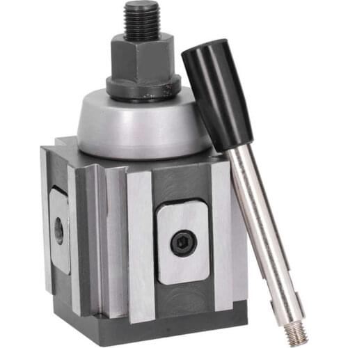 Tool Holder Quick Changing Tool Post Lathe AXA Piston Type Column Turning Holder 6-12in CNC 250-100