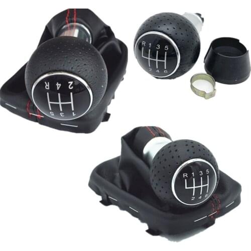 For Audi A3 S3 8L 1.6L 1996 1997 1998 1999 2000 2001 2002 2003 Car Styling Gear Shift Knob Lever Pen Gaiter Boot Cover Collar