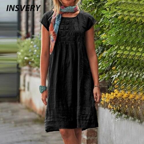 INSVERY Linen Summer Dresses