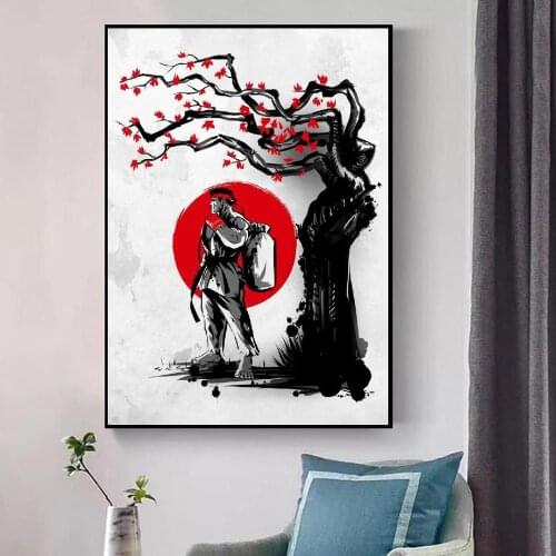 Fighter under the sun Anime Art Print Wall Poster Living Room Decoration No Frame