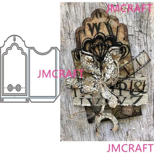 JMCRAFT 2021 New Lace Greeting Card #12 Metal Cutting Dies 3D DIY Scrapbook Handmade Paper Craft Metal Steel Template Dies
