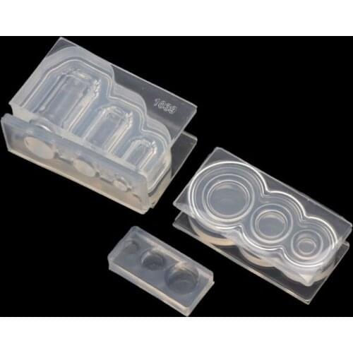 Handmade 3D Mini Jam Bottle Water Jar Pendant Miniture Food Play UV Resin Casting Mold Silicone Mold Jewelry Making Tool New