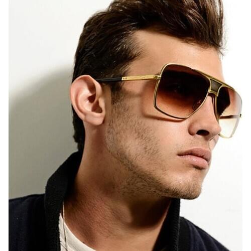 WackSaria Sunglasses Fo Men 2020 Metal Vintage Big Squard Frame Mesh Colorful Lens Hot sell Fashion очки Outdoor Sun Protection