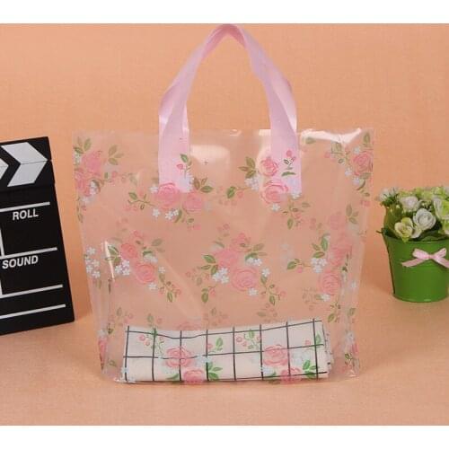 Sample Eco-Friendly Biodegradable Custom Printing Shopping Plastic Bags With fashional Logo