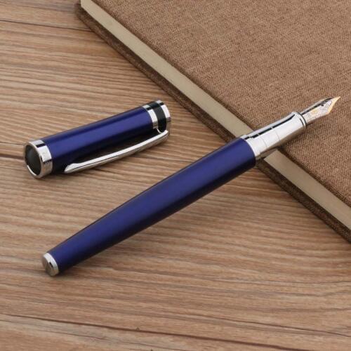 Office student calligraphy classic write 3035 matte Blue FOUNTAIN PEN