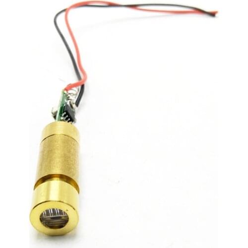 Industrial / Lab 532nm 80mw 3.0-4.2V Green Cross Laser Diode Module with Driver 12x35mm