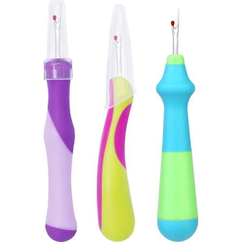 Nonvor Seam Ripper Plastic Handle Sharp Craft Thread Cutter Stitch Unpicker Hand DIY Sewing Patchwork Tools Sewing Accessories