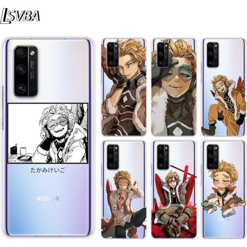 BNHA Hawks Coat Anime Silicone Cover For Honor 30 30i 10i 30S V30 V20 9N 9S 9A 9C 20S 20E 20 7C Lite Pro Phone Case
