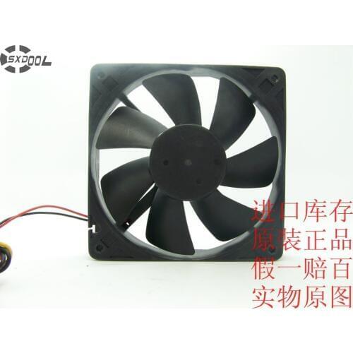 SXDOOL CHB12012BB 12025 12cm 120mm DC 12V 0.26A dual ball-bearing chassis power supply fan