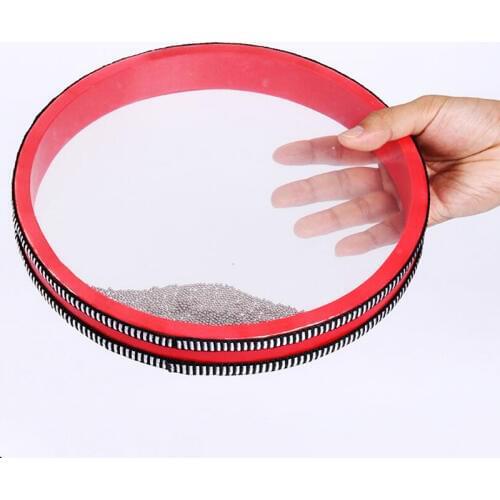 Tambourine Ocean Wave Bead Drum Sea Sound Music Instrument Toys for Baby Kid Child Early Learning Tools 15/20/25cm for Gift OF04