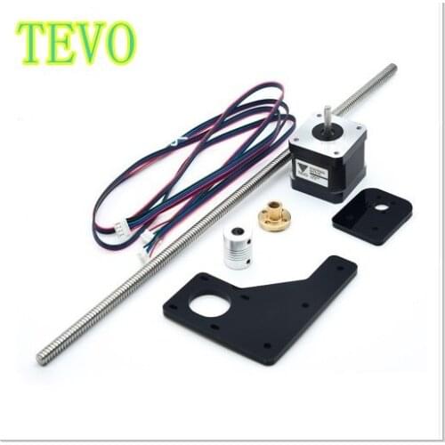 TEVO Tarantula Dual Z Axis Upgrade Kit Nema 42 step motor & T8*2 lead screw 375 mm 8mm with brass copper for 3D printer part