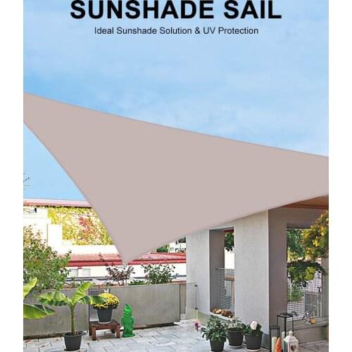Triangular Sunshade Sail Home Garden Patio Pool Sun Shelter Awning Camping Picnic Tent Waterproof Shading Cloth