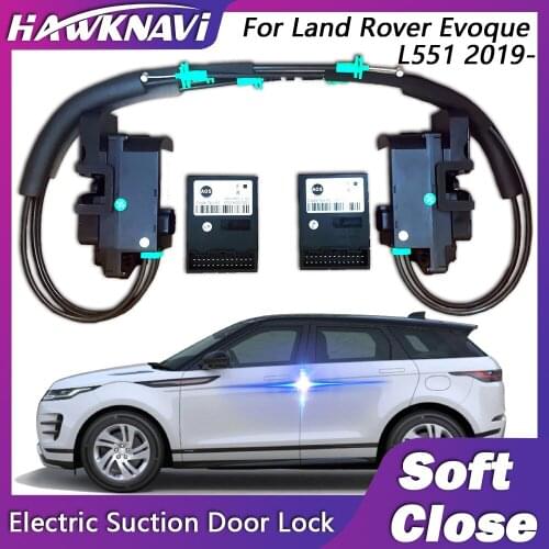 Smart Electric Suncion Door Lock for Land Rover Evoque 2019- Auto Soft Close Super Silence Anti Pinch Car Vehicle Door