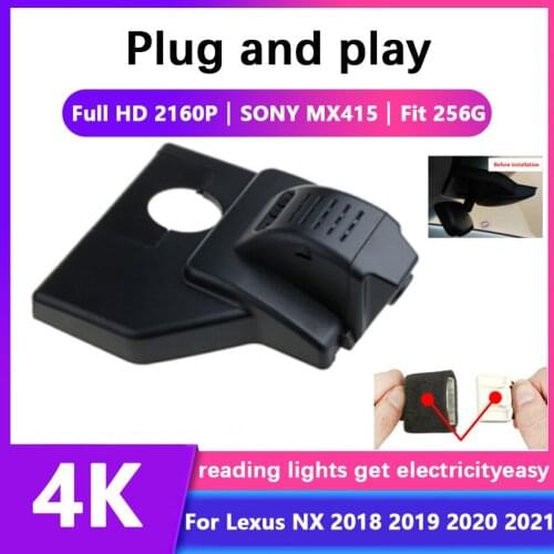 Car DVR Wifi Video Recorder Dash Cam Camera Easy Installation For Lexus NX Series NX300H NX200T 4WD F SPORT high quality hd 4K