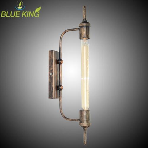 Vintage Retro Wall Lamp Pipe Black Steam Sconces Antique Vanity Lights Night Light Lighting Fixtures Lamps For Bedroom