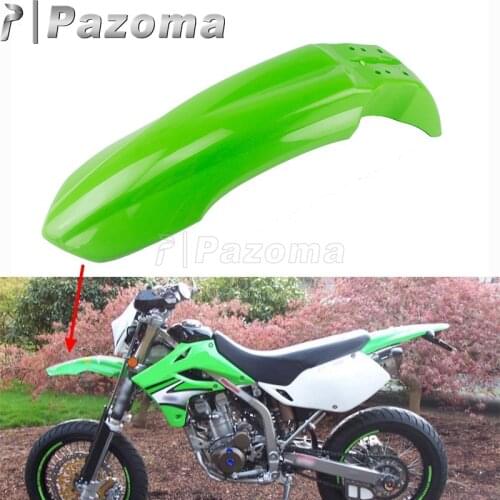 Motocross Green Front Fender Enduro Mudguard Front Fairing Mud Splash Guard Cover For Kawasaki KLX150 KLX 150 Dirt Bike MX