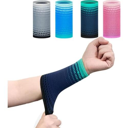 GOBYGO 1PCS Wrist Support Protective Gear Elastic Wristband Gym Training Weight Lifting Basketball Wrist Protection Accessories