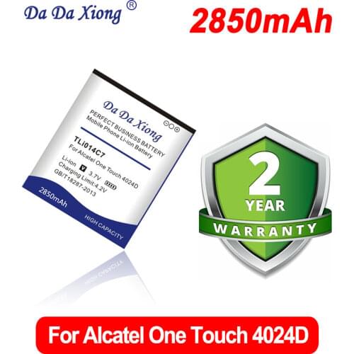 High capacity 2850mAh TLi014C7 Battery for Alcatel OneTouch Pixi First 4024D 4.0" Cell Phone battery
