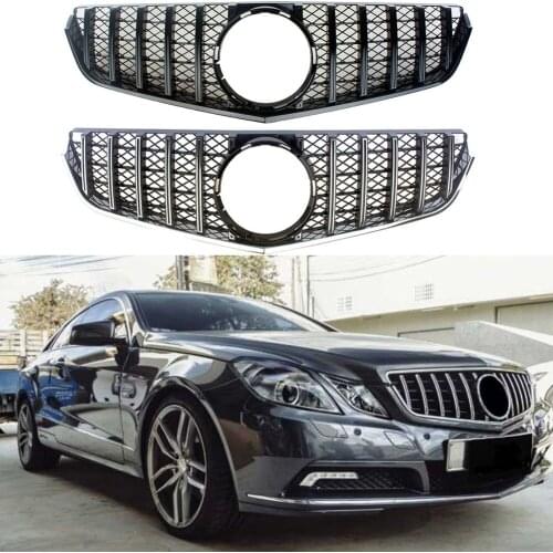 Car Front Bumper Racing Grill Facelift Grille Cover For Mercedes-Benz W207 E-Coupe 2009 2010 2011 2012 2013 GT