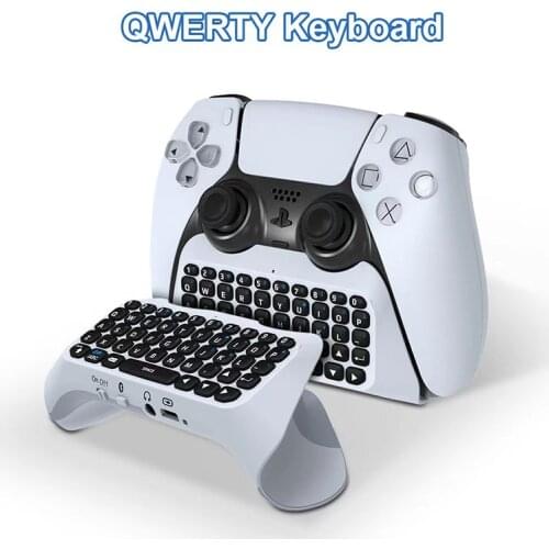 Bluetooth Wireless Keyboard Support Voice Chat Text Pad For PS5 Gamepad Controller Keypad For Playstation 5 Game Accessories