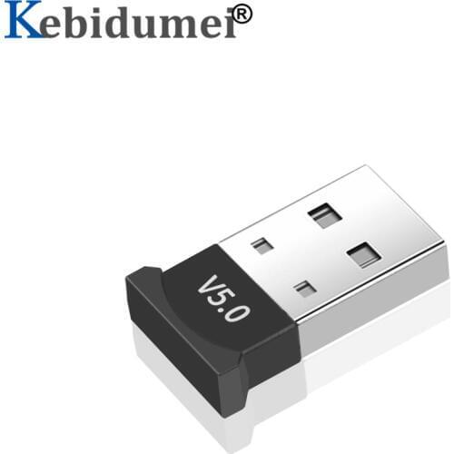 Kebidumei Bluetooth V5.0 Adapter Wireless Mini USB Bluetooth Dongle Receiver Tramsmitter For Laptop Mouse Keyboard Headphones