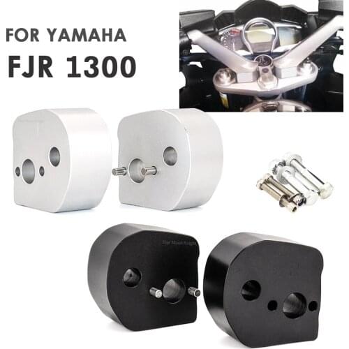 For Yamaha FJR1300 FJR 1300 2006-2020 25.4mm 1" Handlebar Mount Handle Bar Risers CNC Billet Aluminum Motorcycle Accessories