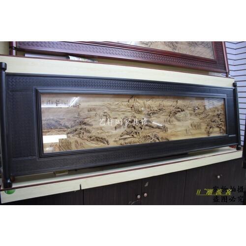 Dongyang wood carving in Ming and Qing Dynasties classical wood relief sculptures landing entrance plaque hanging seat screen wa
