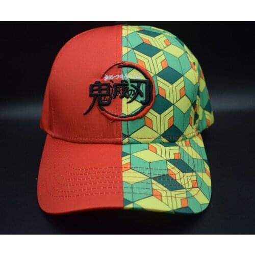 Anime hat ghost out of the blade stove door charcoal zhi lang You beans embroidered sunshade sunscreen baseball cap