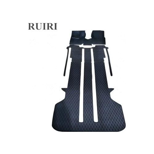 Good quality! Custom full set car floor mats for Toyota Alphard 7 8 seats 2020 waterproof durable carpets for Alphard 2019-2002