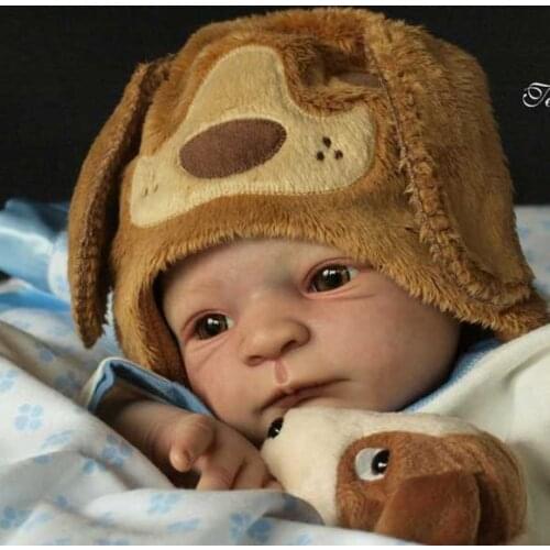 NPK 20inch Reborn Doll Kit Nils Sweet Baby Unfinished Doll Parts